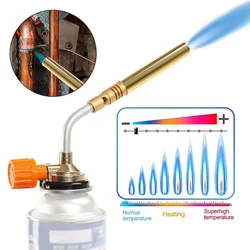 Quemador de butano portátil, soplete de Gas, pistola de llama, lanzallamas, Camping al aire libre, barbacoa, pistola de calor de soldadura portátil