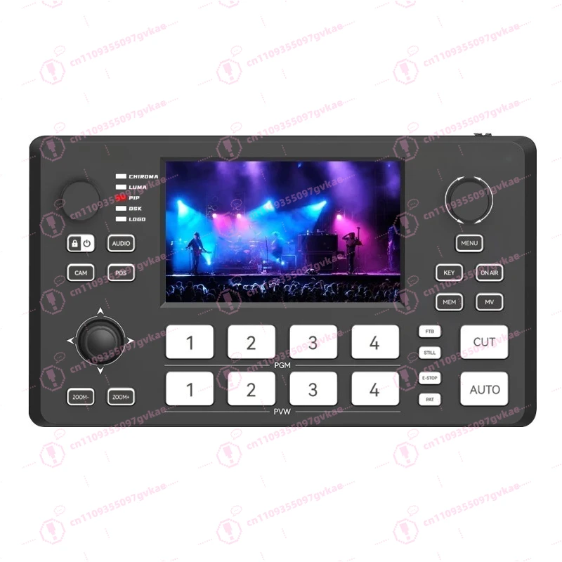 4 Channel HDMI-compatible Live Video Switcher Mixer 4.5