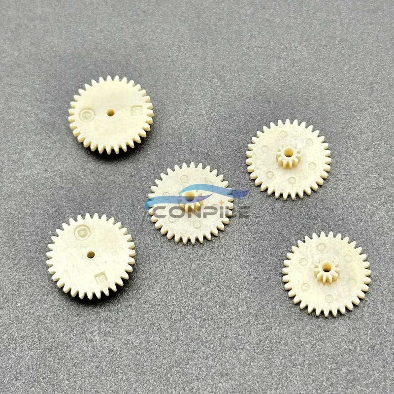 

5pcs plastic gear for cassette deck audio player tape recorder