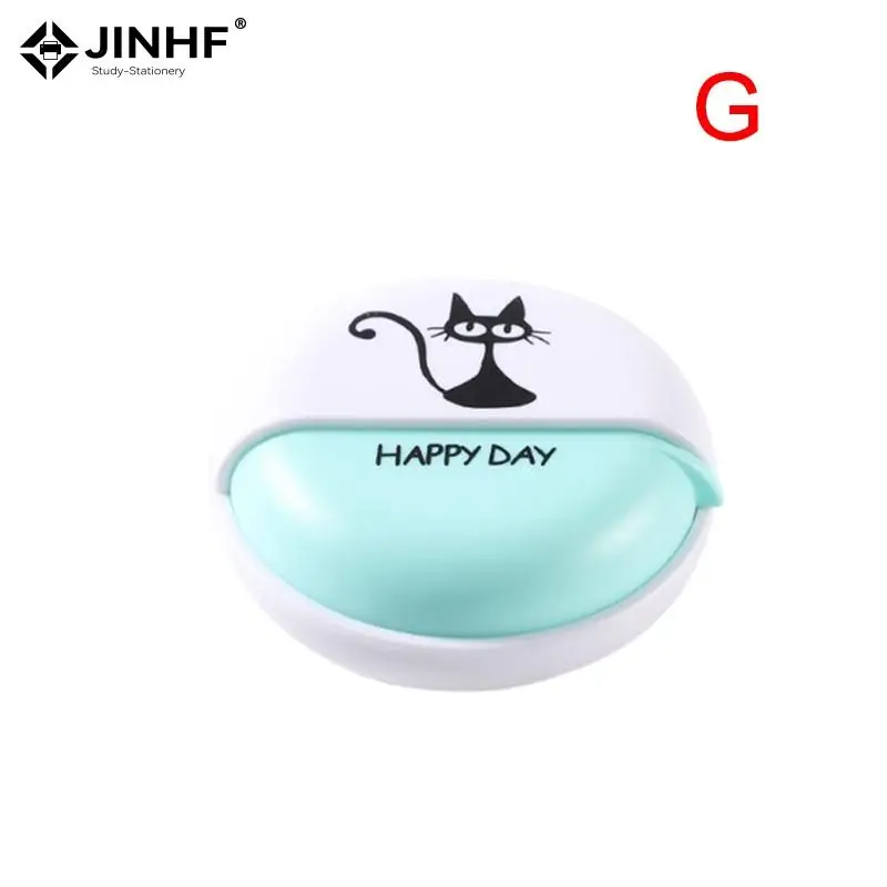 1pcs Headphone Cable Box Round Headphone Storage Box Rotating Cover Earphone Container Home Accessories Cute Data Line Box Case