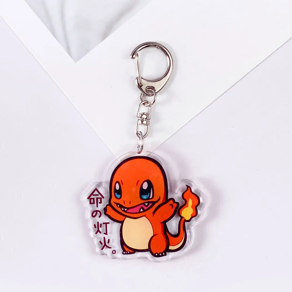 Pokémon Acrylic Keychain Accessories, 1/12Pcs Set