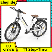 Eleglide T1 Step-Thru Electric Bike 27.5 Inch Tires 36V 13Ah Battery 250W Brushless Motor 25Km/h 100km Max Range IPX4 Waterproof
