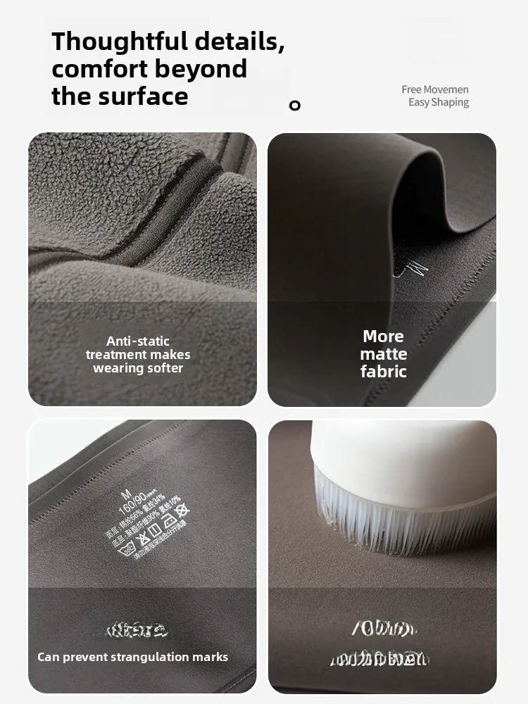 Plus Size Yogahose Damen Fce gefüttert Thi Arkskin Design Herbst Winter Hohe Taille Lange Hose Schlankheitsbasisschicht