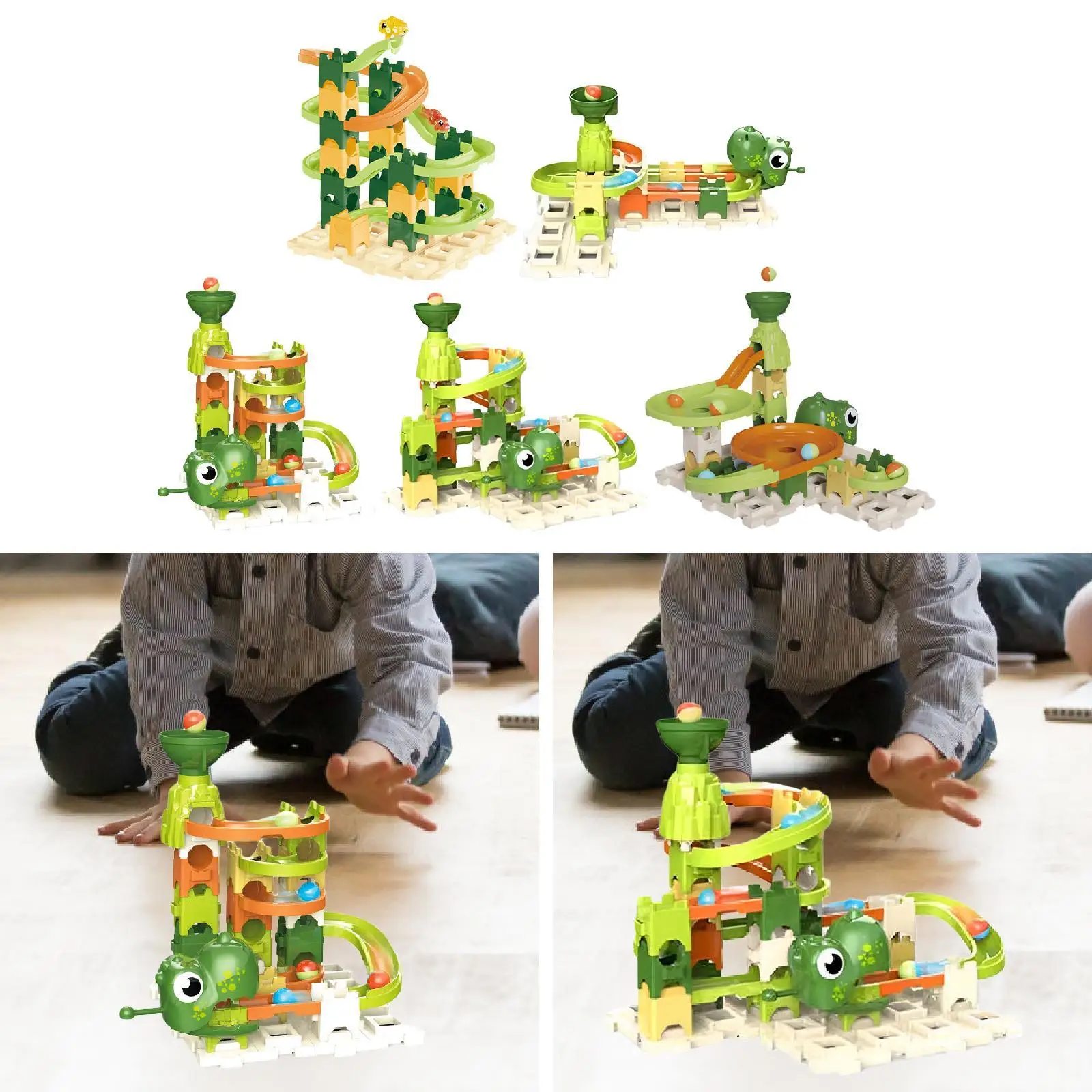 

Marble Run for Kids DIY Learning Toy Marble Track Race for Kids Boys Girls
