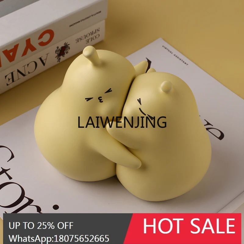 LYY creative Valentine's Day gift never divided pear ornament home jewelry cute desktop ornament