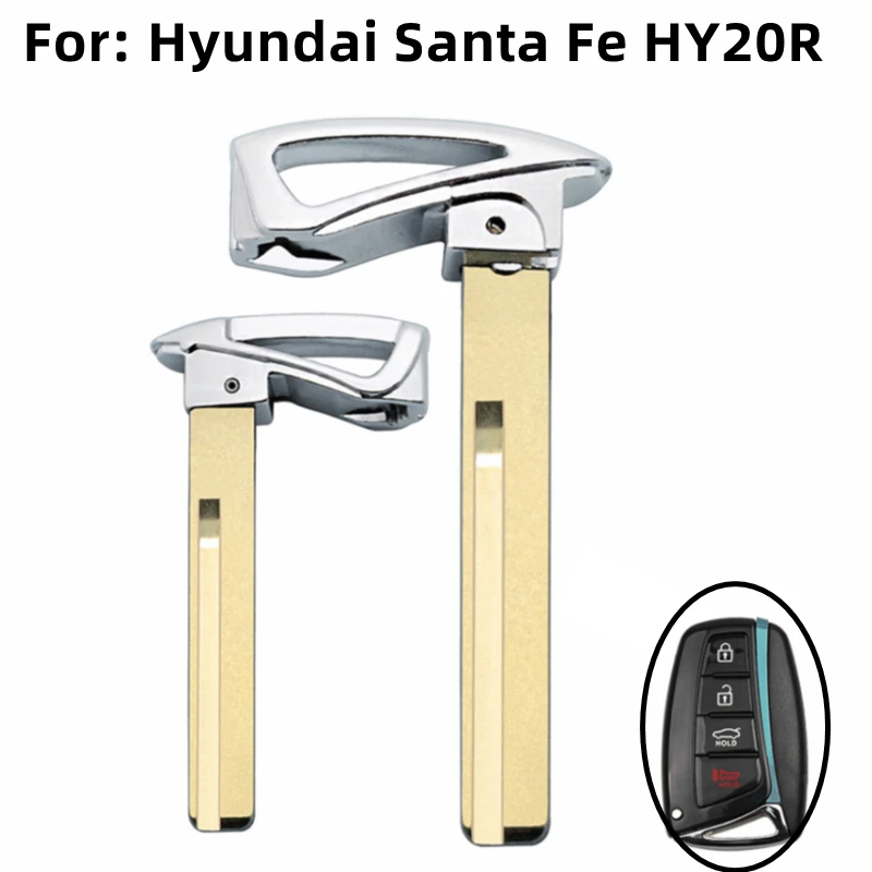 OEM 10Pcs Blank Uncut Remote Key Blade Keyless Entry Smart Key Blade For Hyundai Santa Fe HY20R Blade