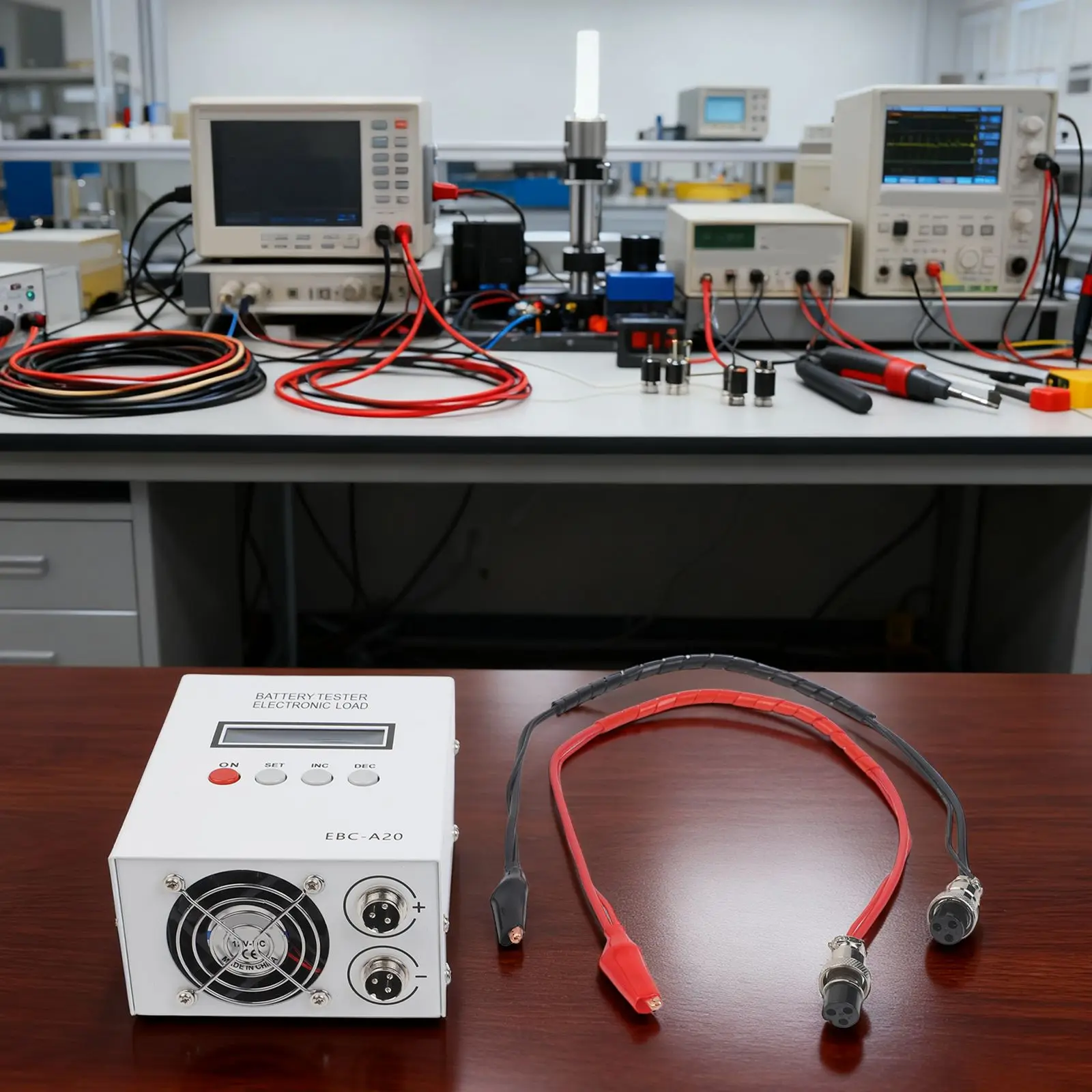 EBC-A20 For Battery Capacity Tester 5A Charge 20A Discharge 85W PC Software Control LCD Display For Li-ion Acid For Battery Test