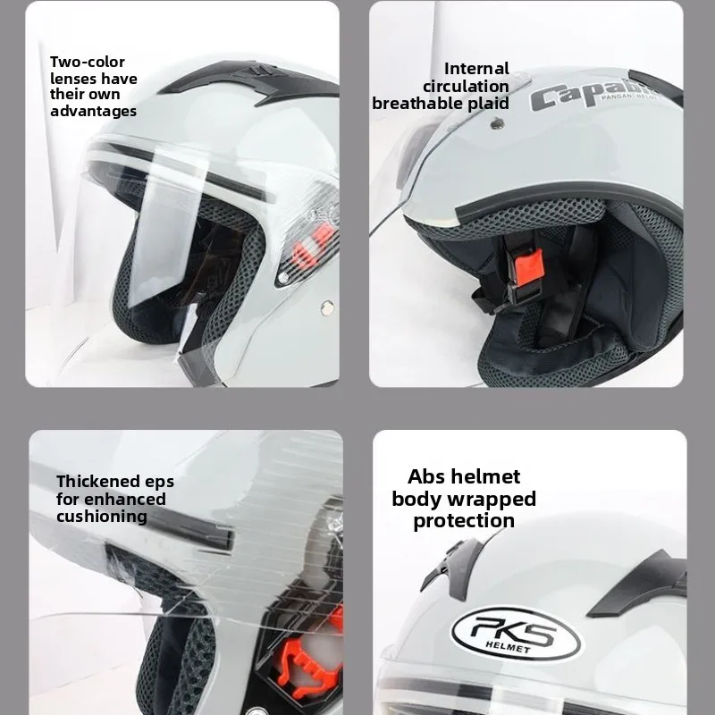 Unisex Motorcycle Helmet 60-76cm Big Head Size 5XL 6XL 7XL All Seasons Safety Riding Gear 범블비헬맷 motorcycle helmet