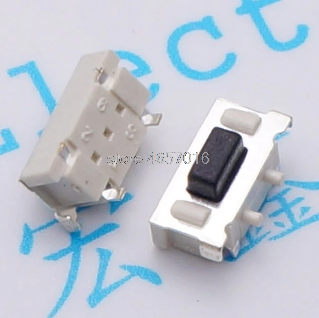 

200 шт. 3*6 мм SMD тактовый переключатель 2PIN сбоку микропереключателя кнопочный переключатель