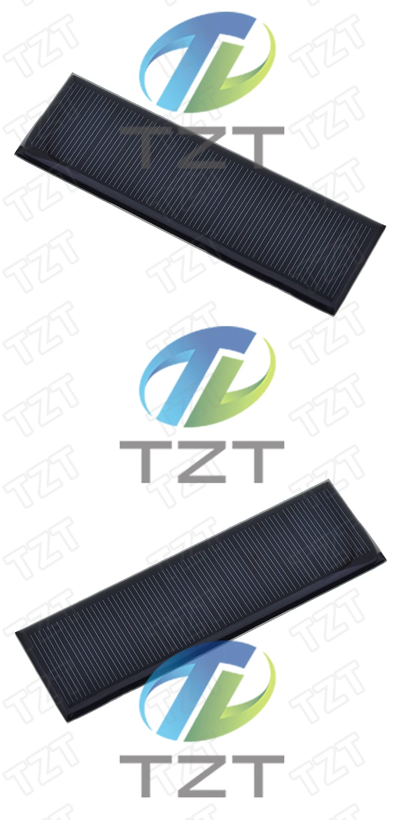 TZT 1/3 Stück 6V 100mA 0,6W Solarpanel Polykristallin 120*38MM Mini Sunpower Solarsystem DIY für Batterie-Handy-Ladegerät – Detail 9