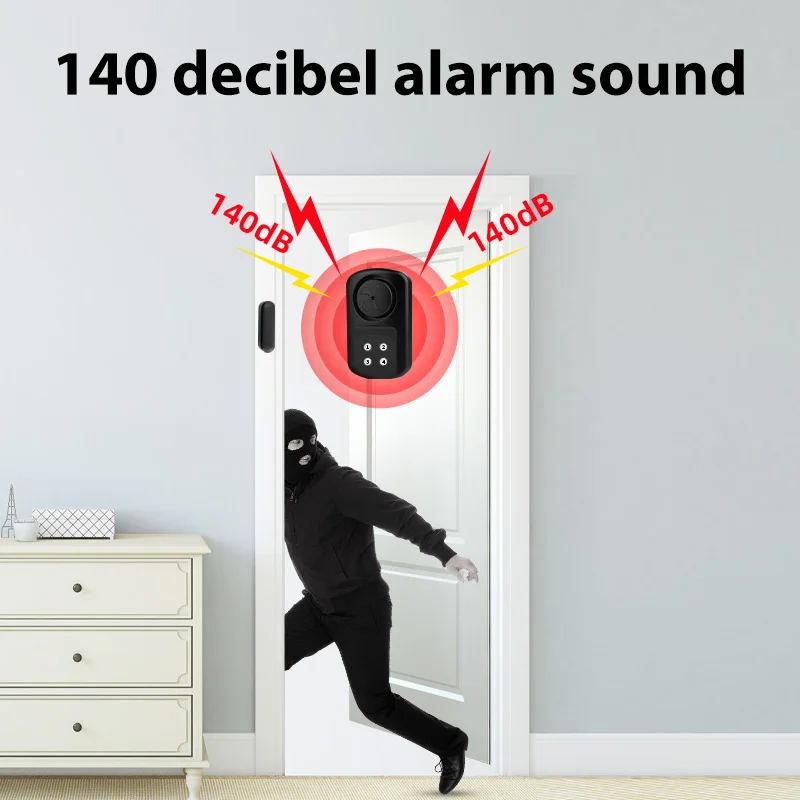 130dB Magnetic Detect Door Chime Driveway Intruder Pool Gate Door Open Detector Motion sensor Alarm