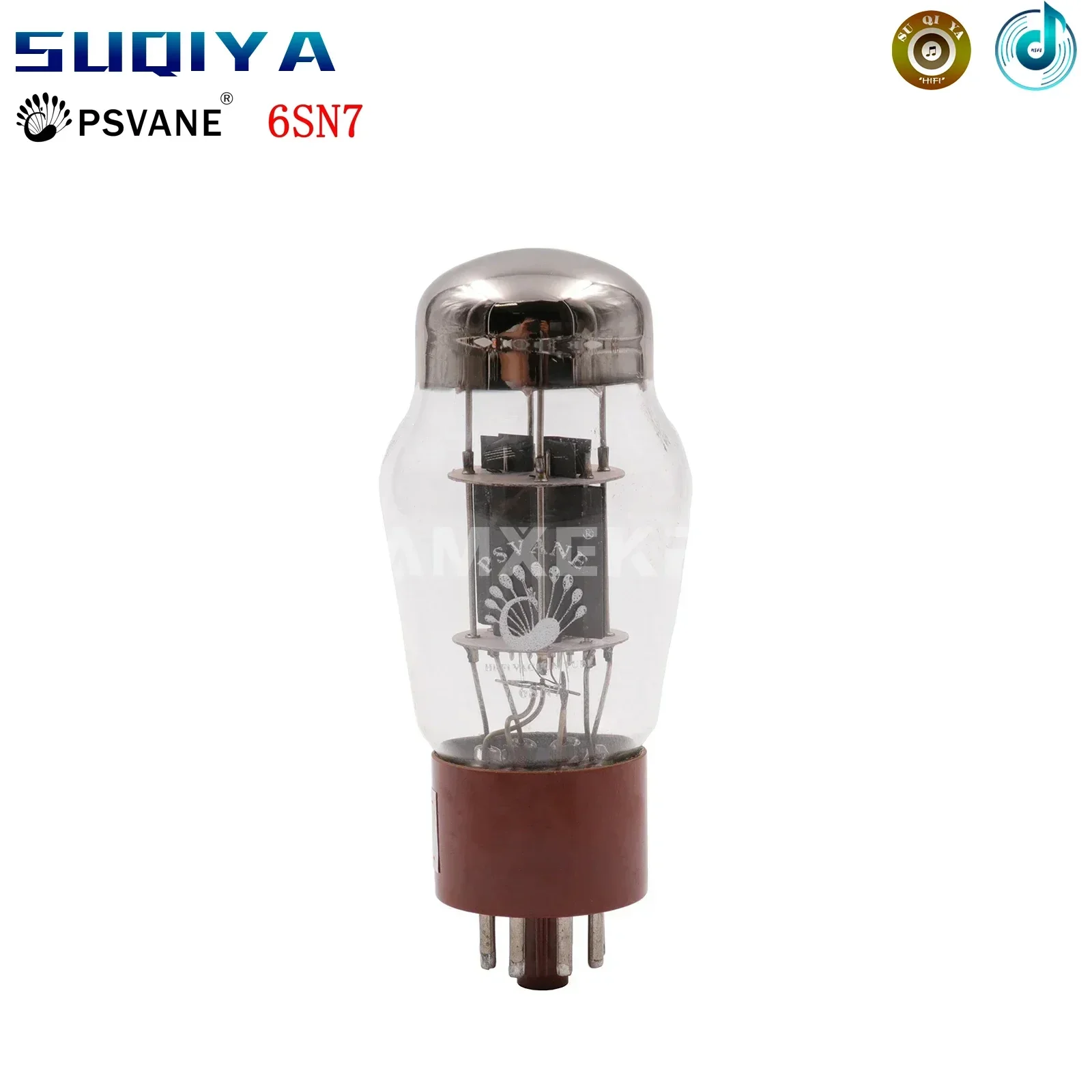 

SUQIYA-PSVANE Hifi 6SN7 Vacuum Tube Replace CV181 6N8P 6H8C Ceramic Base Hifi Audio Vintage Tube AMP DIY Factory Matched Pair