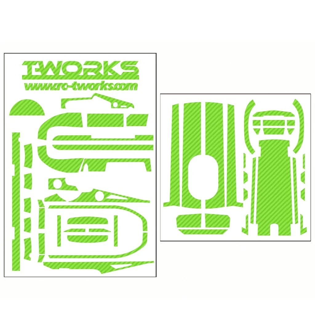 TS-037 3D Colour Graphite Sticker T-WORK'S Futaba 4PV Mirror Chrome Radio Skin Sticker for futaba 4PV Gift screen protector