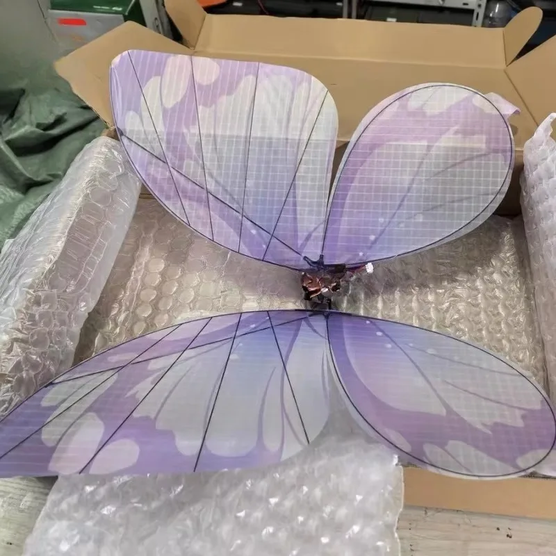 electric LED lighting butterfly wings simulation remote control flying butterfly for wedding decoration