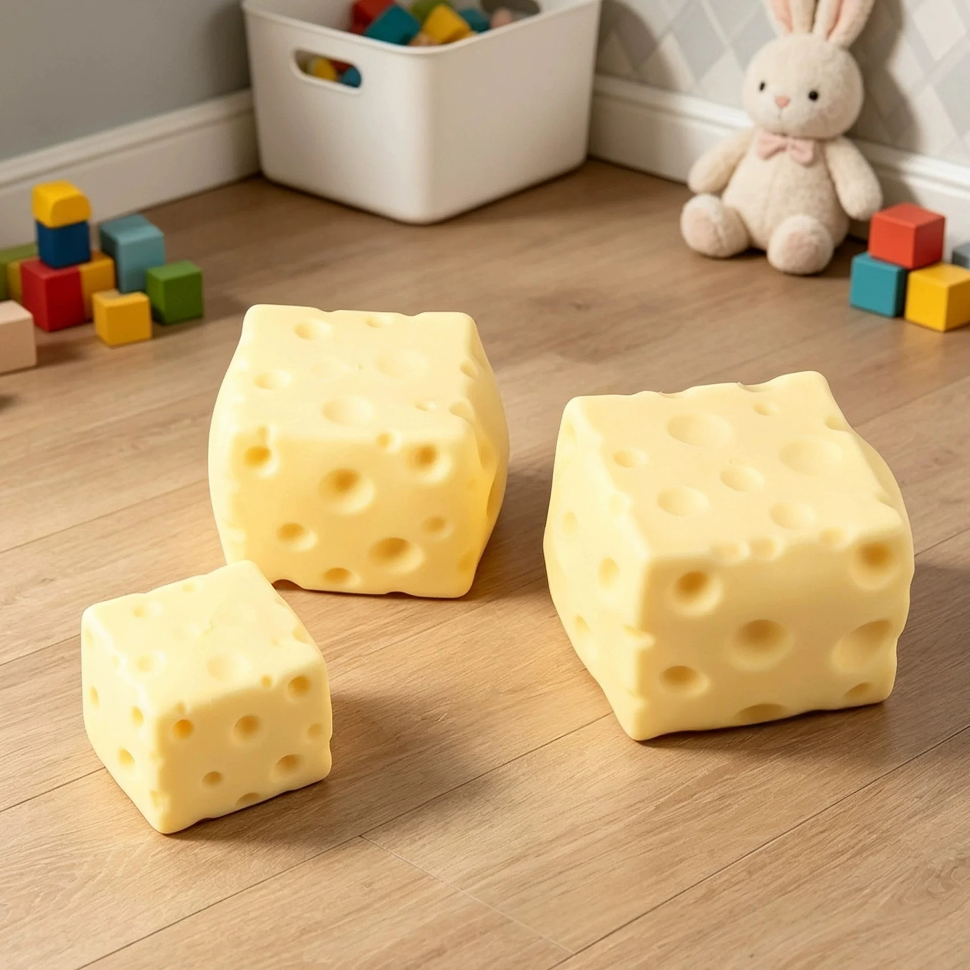 New Cheese Pinch Squeeze Coconut Oil Handmade Ball Plastic Non Rebound Pinch Pinch Stress-relief Party Gifts Souvenir Adults