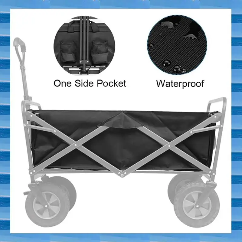 

AT53 Wagon Cart Liner Beach Cart Large Capacity Cloth Pocket For Wagon Cart/Camping Cart