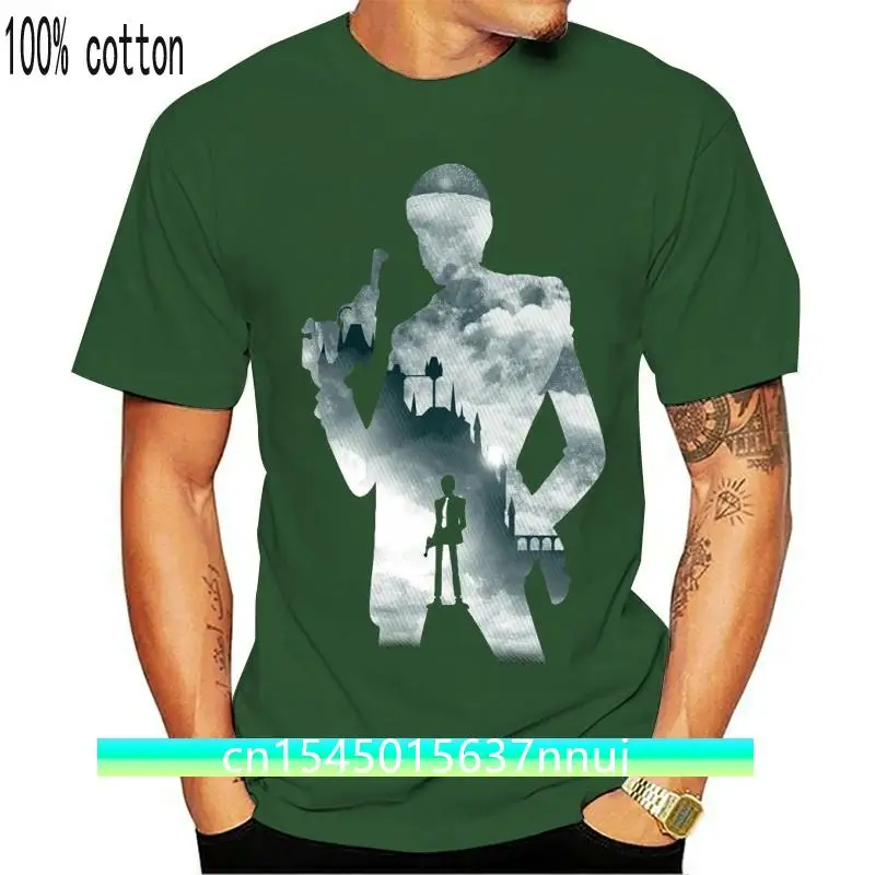 

Men Tshirt The Thief And The Castle Lupin T Shirt Printed T-Shirt Tees Top