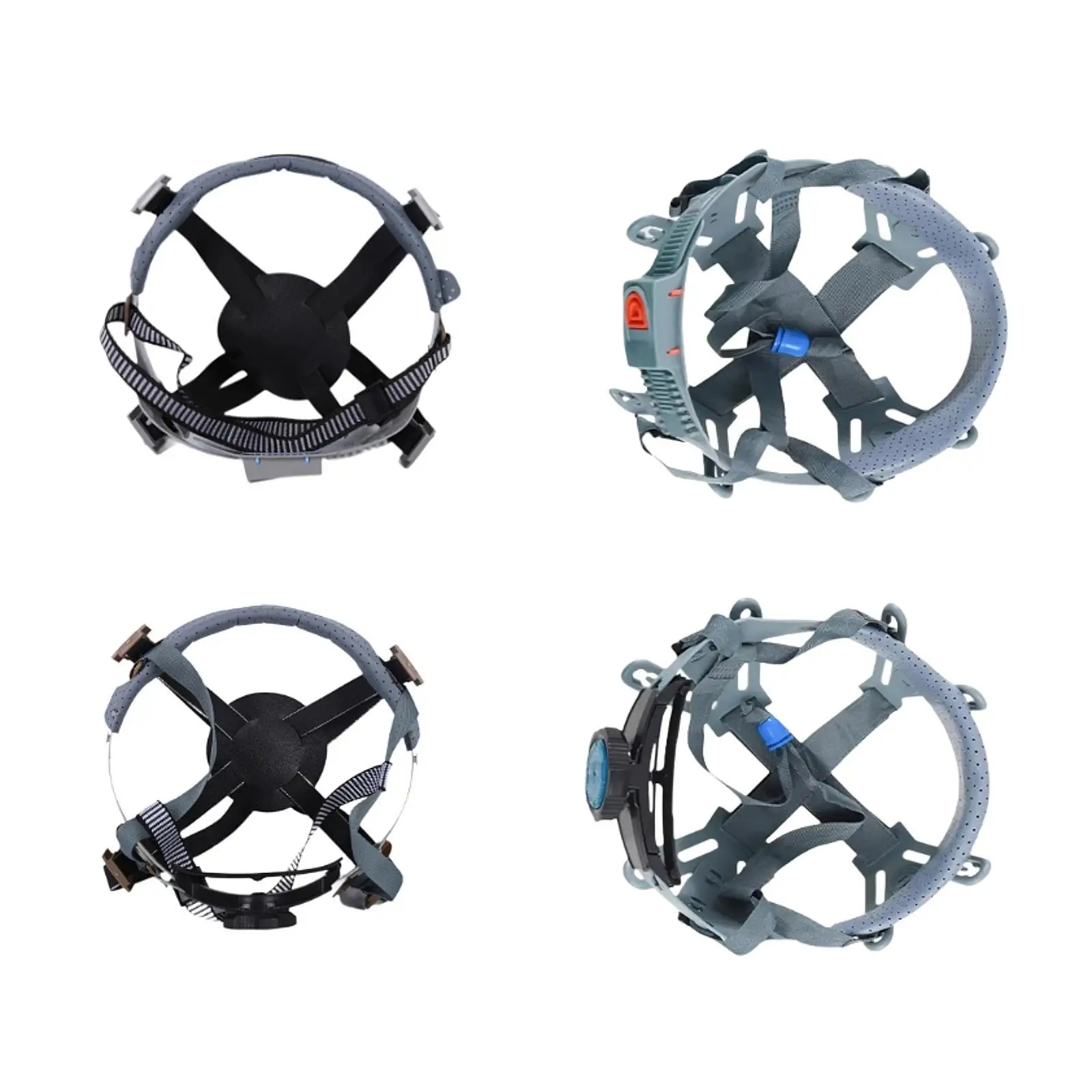 

4 Point Hard Hat Replacement Suspension Anti Slip Adjustable Easy Installation Comfortable Universal Construction Hard Hat Liner