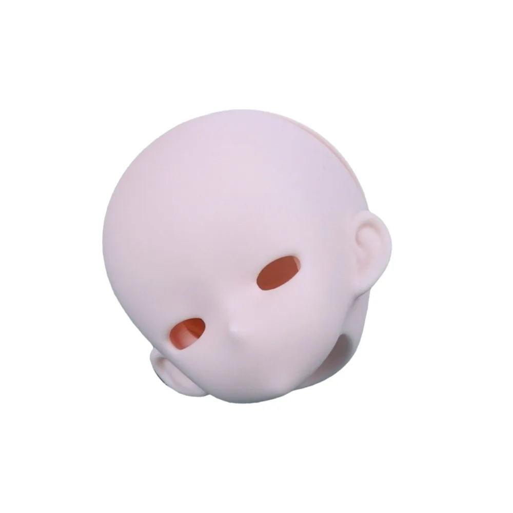 No Makeup Openable Bjd Baby Head Anime-Style PVC 1/4 BJD Anime Headsculpt White Skin Bjd Doll Head Makeup Practice