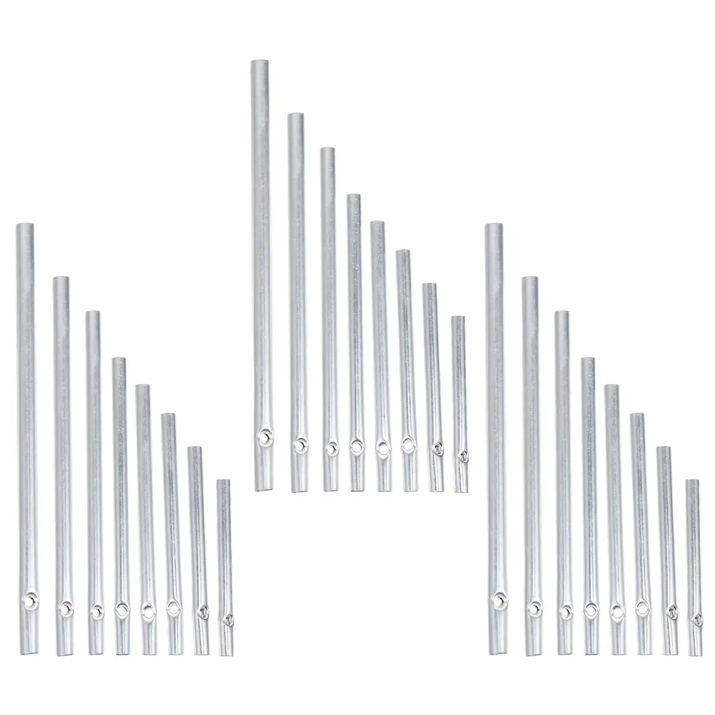 

24 PCS Toy Set Wind Chimes Child Outdoor Toys Replacement Parts Aluminum Pipes Tube DIY