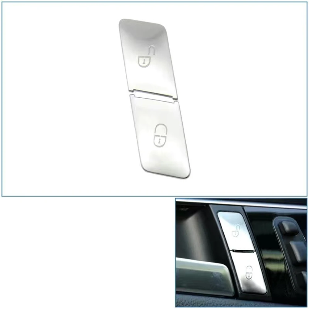 Interior Door Lock Unlock Switch Button Cover for Mercedes Benz C A B GLK E GLE Class C204 GLK204 W212 W207 Left and Right