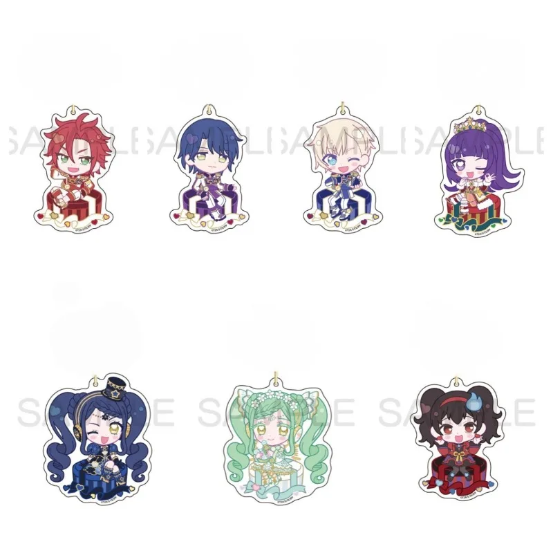 Llavero de Anime Idol Time PriPara, Asahi Mitaka, Koyoi Yukii, Galala, Llavero de Acrílico con Personajes de Dibujos Animados para Hombre y Mujer, Regalo