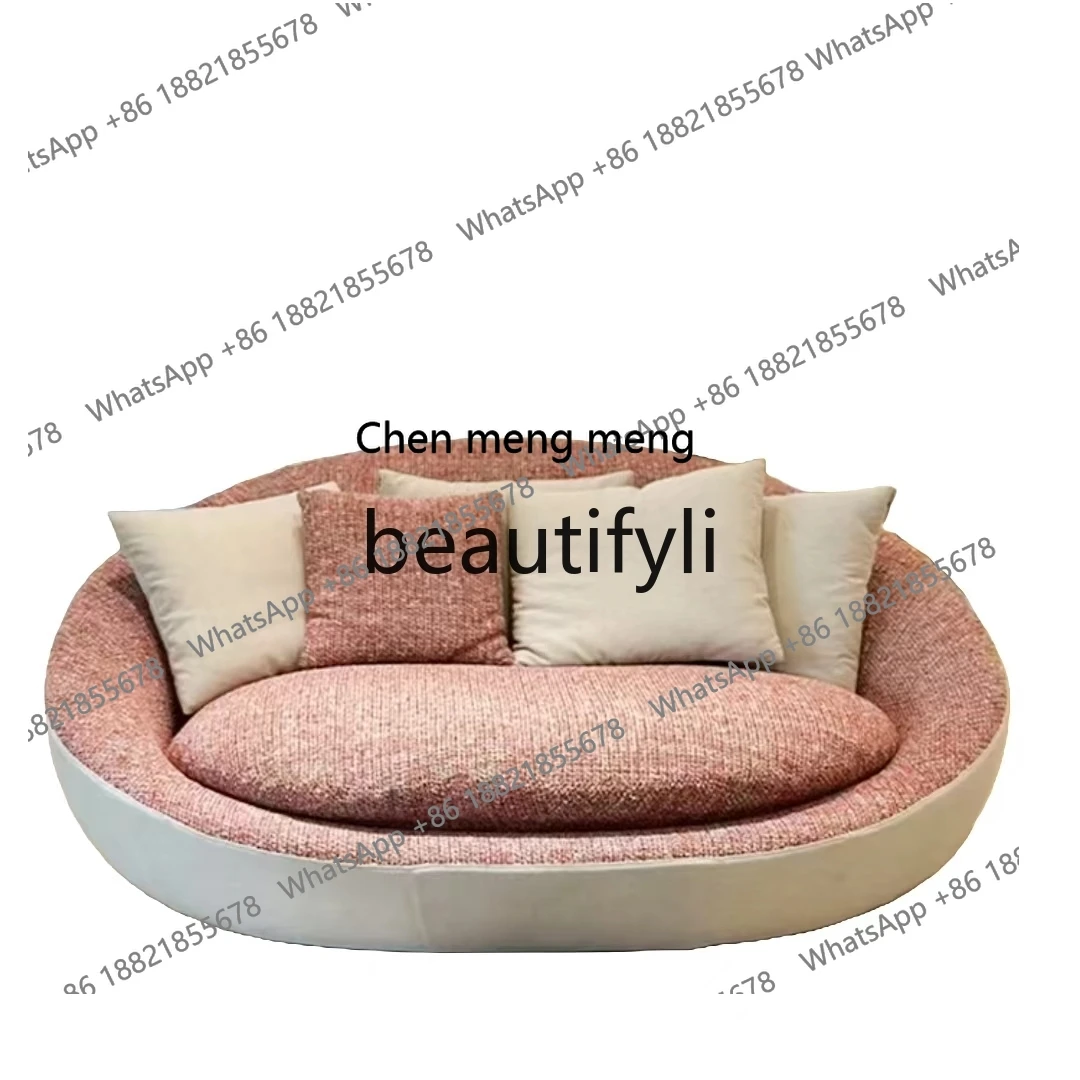 Modern minimalist bowl-inspired art double sofa chair designer villa high-end custom bedroom furnitureH