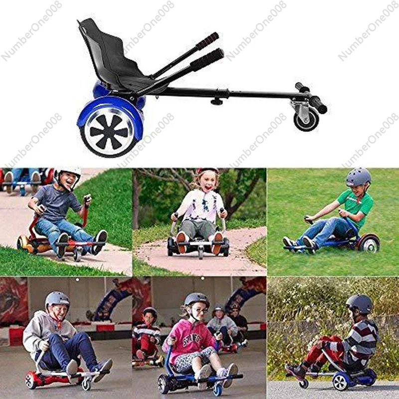 Balanced Hovercart Frame for Kid Hover Kart Self Balancing Hoverboard Adjustable Accessories Single Pole