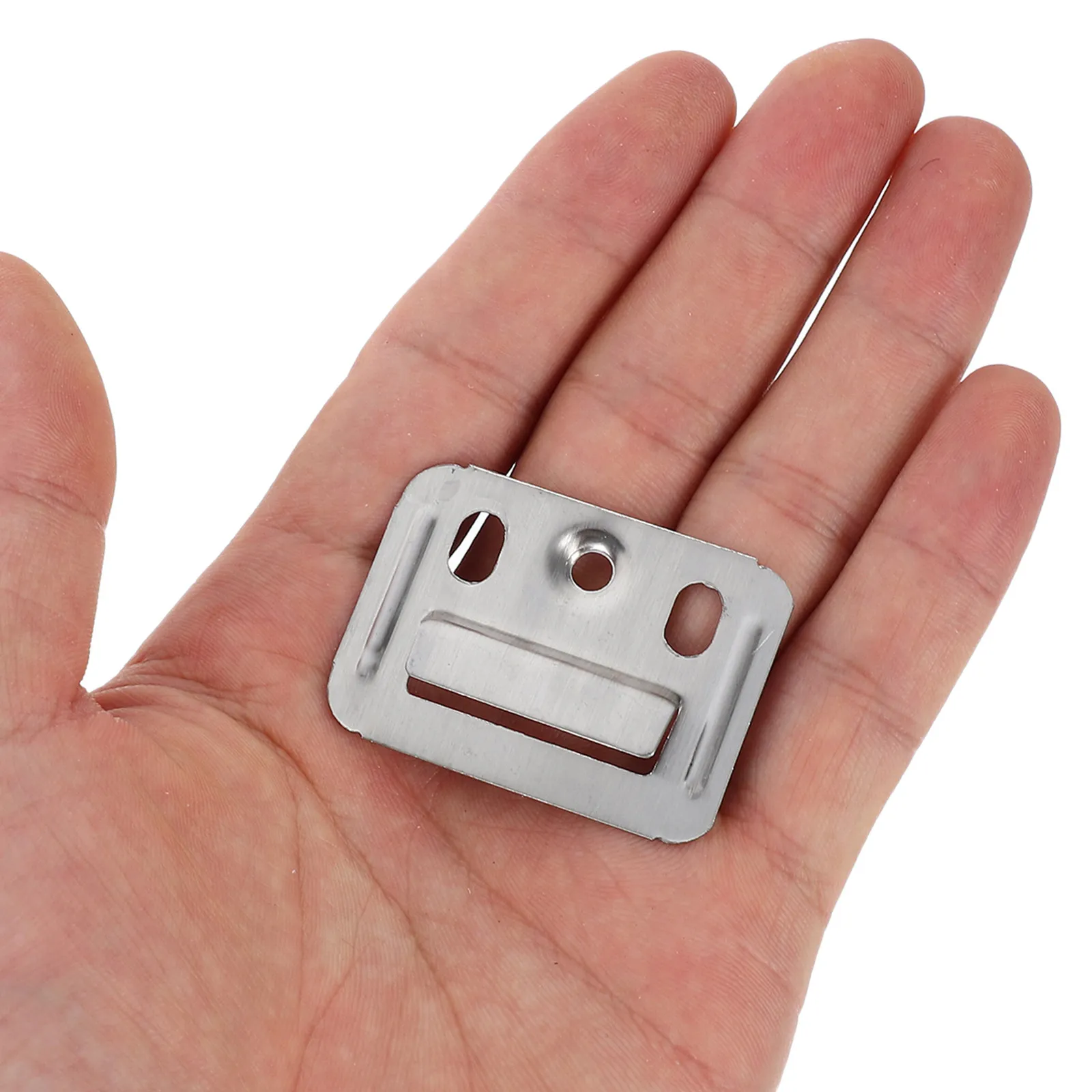 50Pcs Integrated Wall Panel Fixing Clips Stainless Steel Buckle Heavy Duty Wall Cladding Clips for Drywall Repair Wood