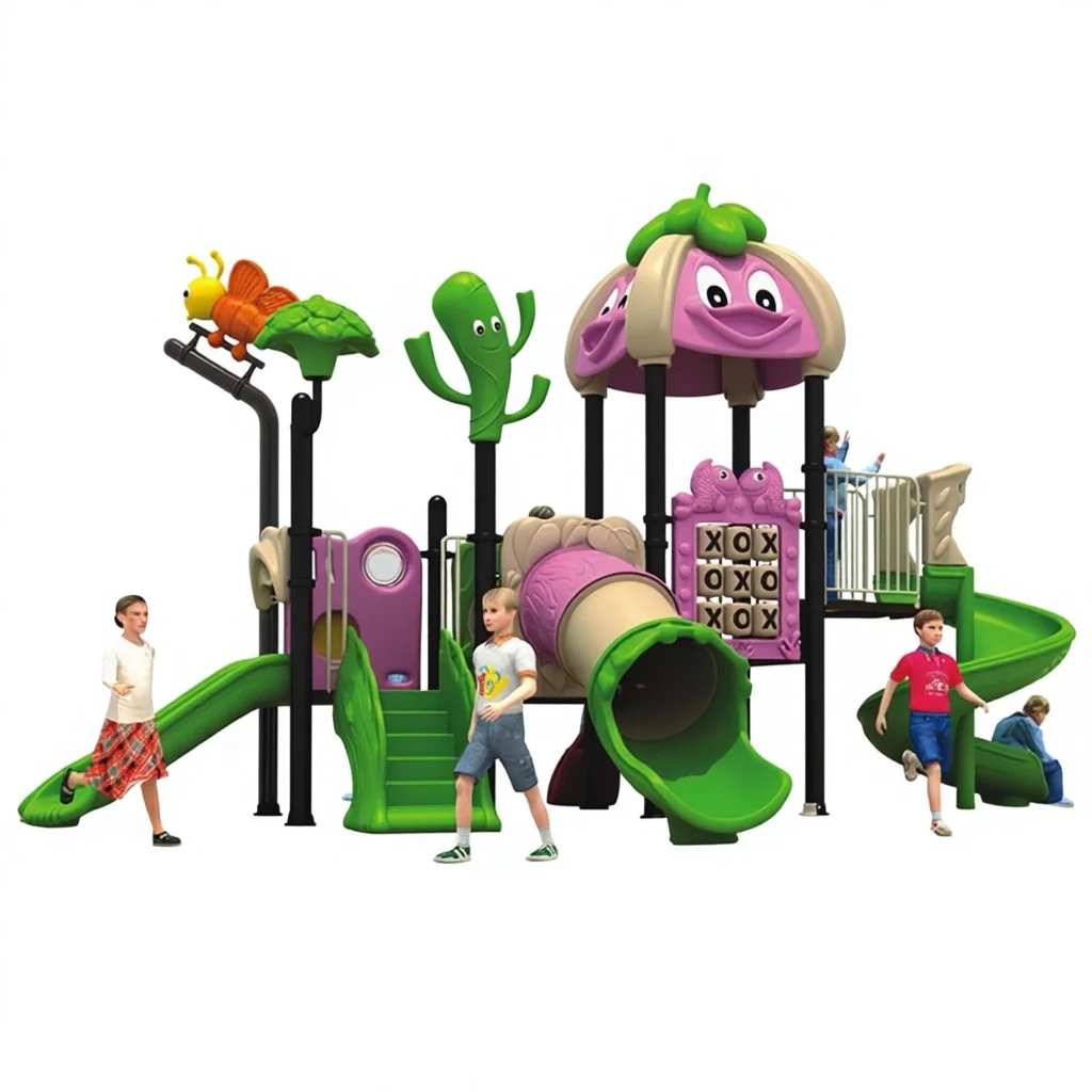 Kids Education Park - Toboggan en plastique LLDPE pour enfants,