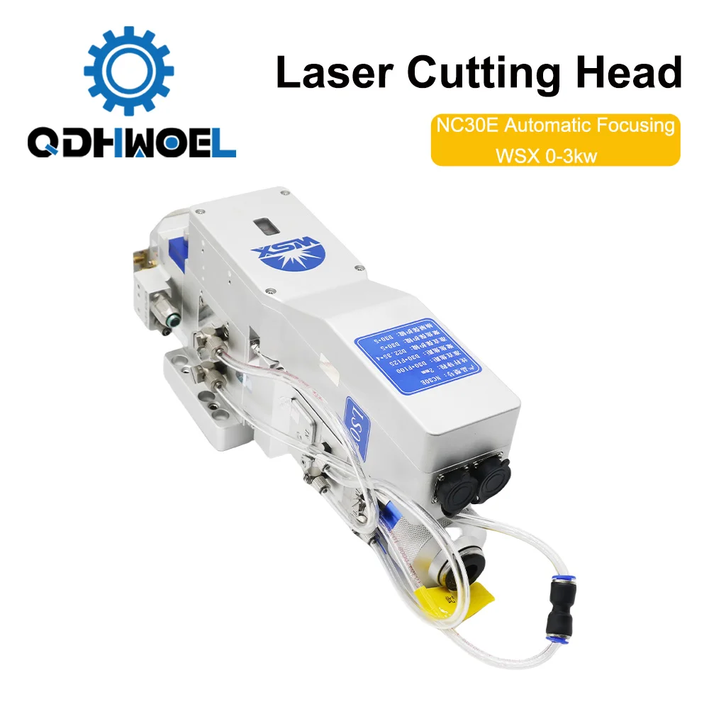 

QDHWOEL WSX NC30E 0-3kw Automatic Focusing Fiber Laser Cutting Head for Metal Cutting Replace NC12