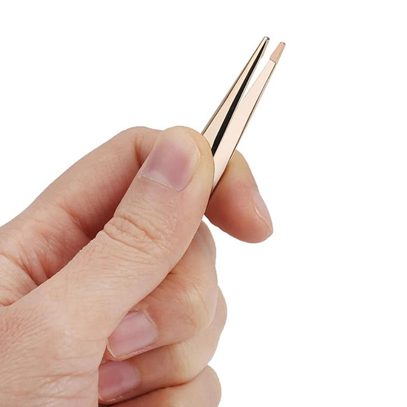 Pince à sourcils beauté des cheveux extracteur de poils fins pinces à sourcils en acier inoxydable épilation pince à épiler outils de maquillage
