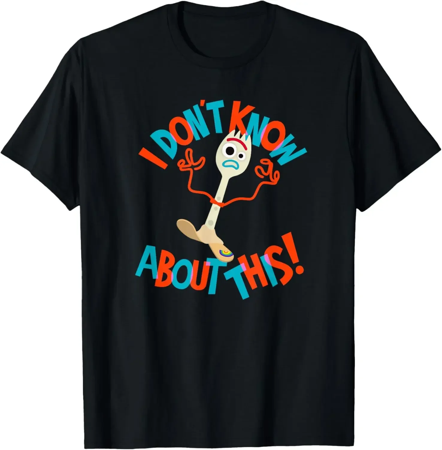 

MINISO X Disney Pixar Toy Story 4 Forky Don't Know About This T-Shirt