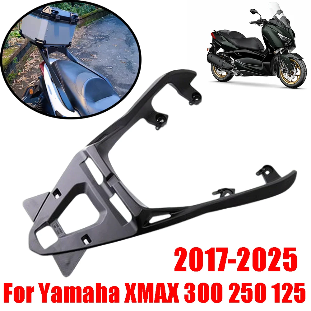 

For Yamaha XMAX 300 250 125 XMAX300 2017-2025 Motorcycle Accessories Rear Luggage Rack Carrier Shelf Storage Box Support Bracket