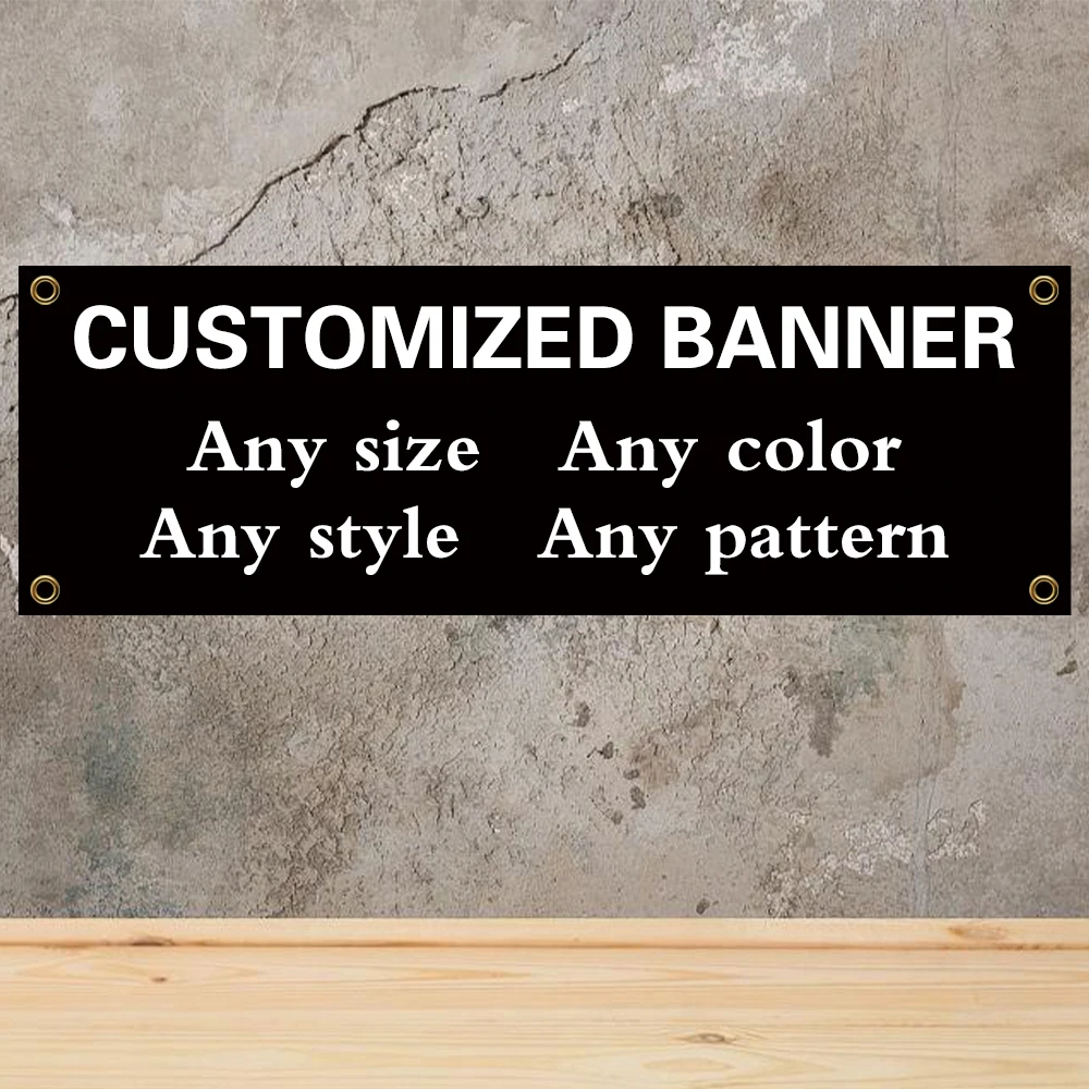 EOODLOVE Customized flags and banners multiple sizes personalized flags garden and yard flags wall decorations