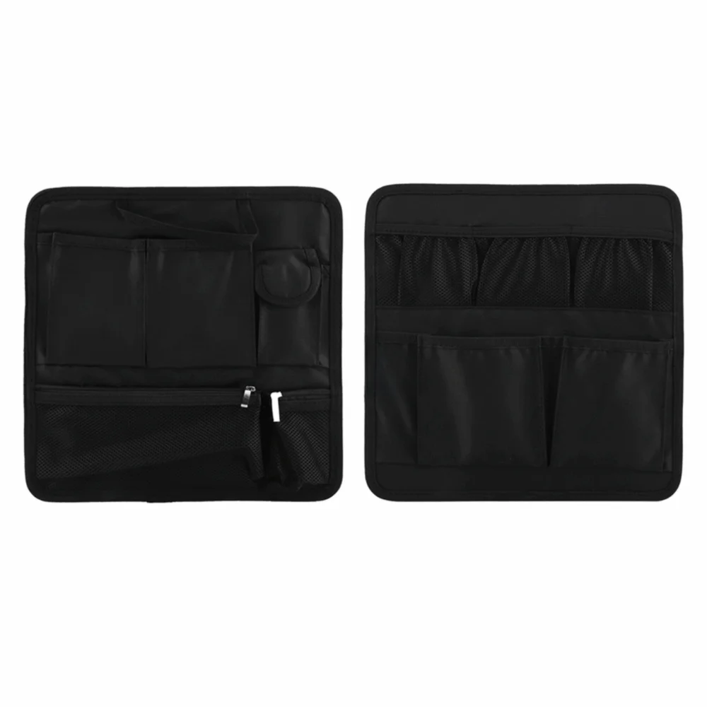 Multi-Pocket Backpack Insert Adjustable Size Metal Key Chain Travel Organizer Mesh Pouch Nylon Portable Bag Travel Use