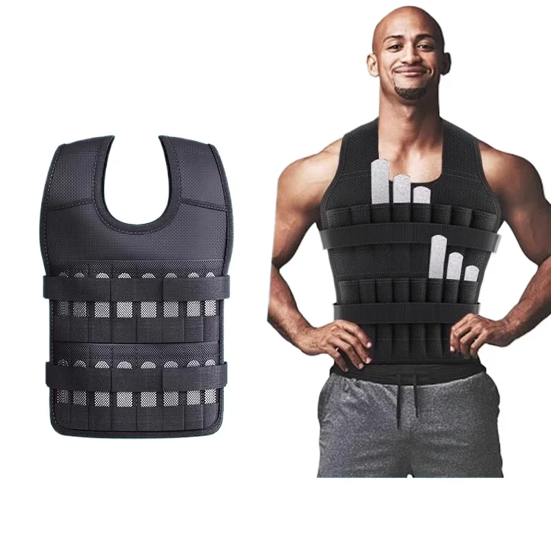 Running Professional Weight Vest Invisible Steel Plate Weighted Sandbag Strength Training Weight Equipment Full Set of Leggings