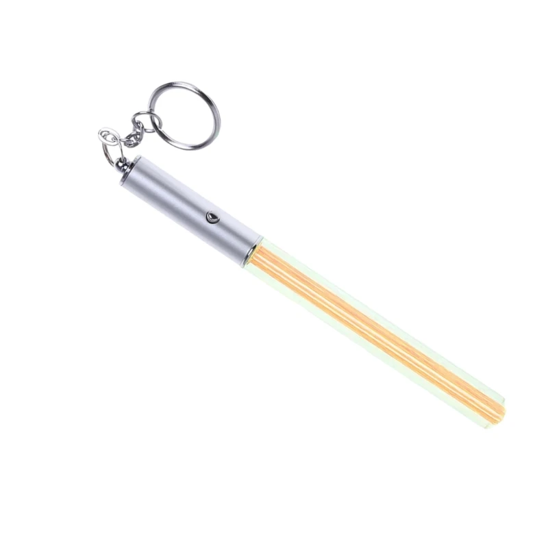 Glowing Light Up Keychains Party Clubs Light Mini Lightsaber Keyring for Creative Gifts for Friend Family