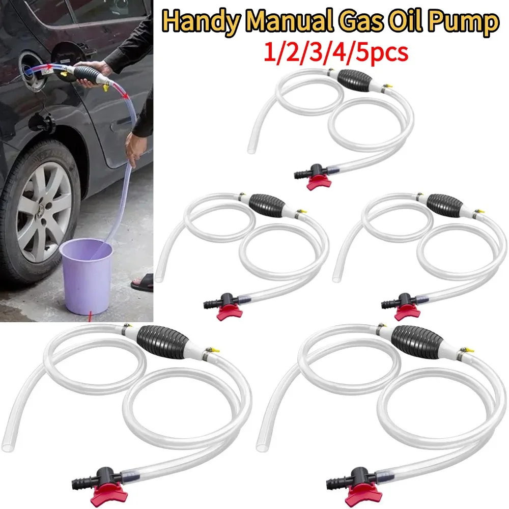 

Ручной топливный насос из ПВХ для бензина и масла, прочный, для перекачки жидкостей, с трубкой для всасывания топлива, аксессуары для тюнинга