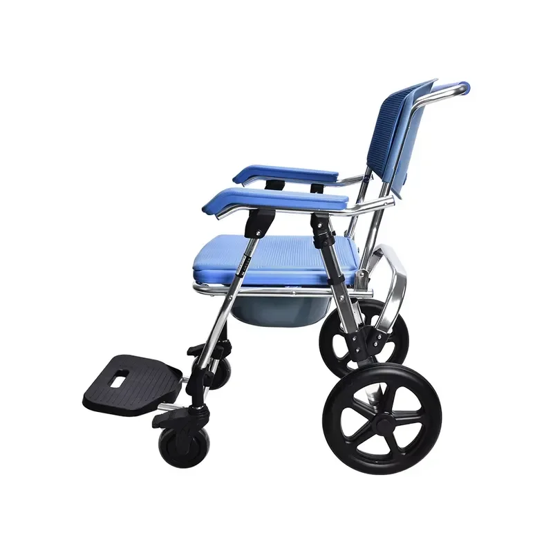 Adjustable Shower Chair for Elderly Adults Non Slip Bath Seat with Backrest and Arms Safety Toilet Stool for Bathroom Use