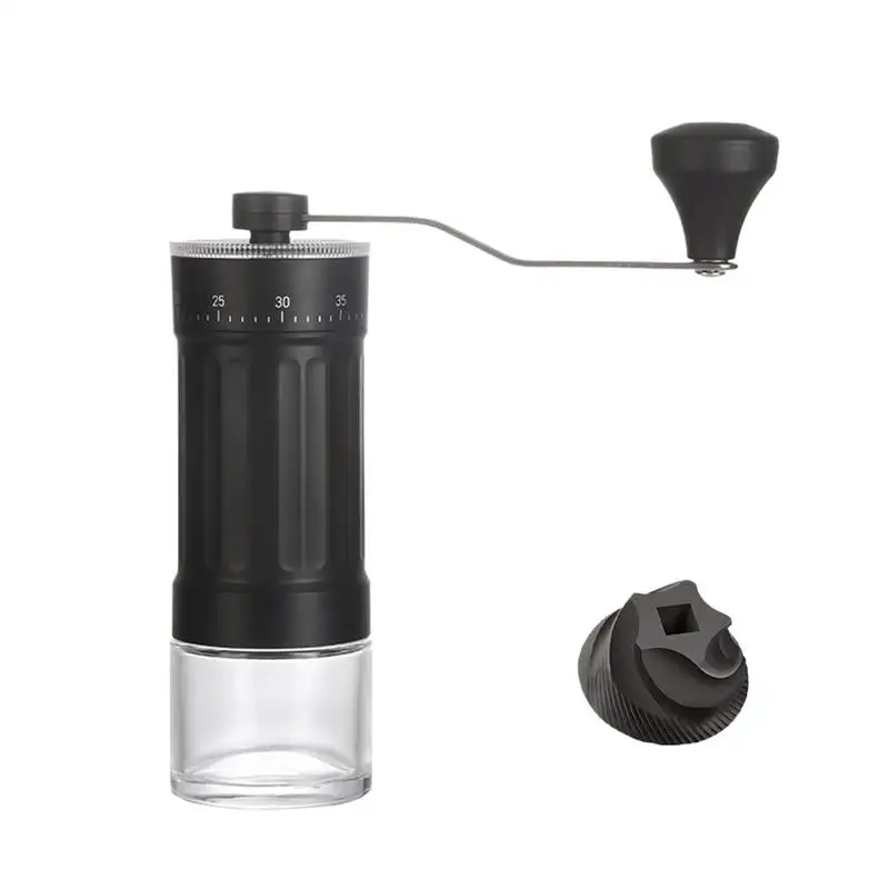 Espresso Hand Grinder 40 Adjustable Settings Handheld Coffee Grinder Hand Grinder Coffee Machine Conical Burr Coffee Grinder For