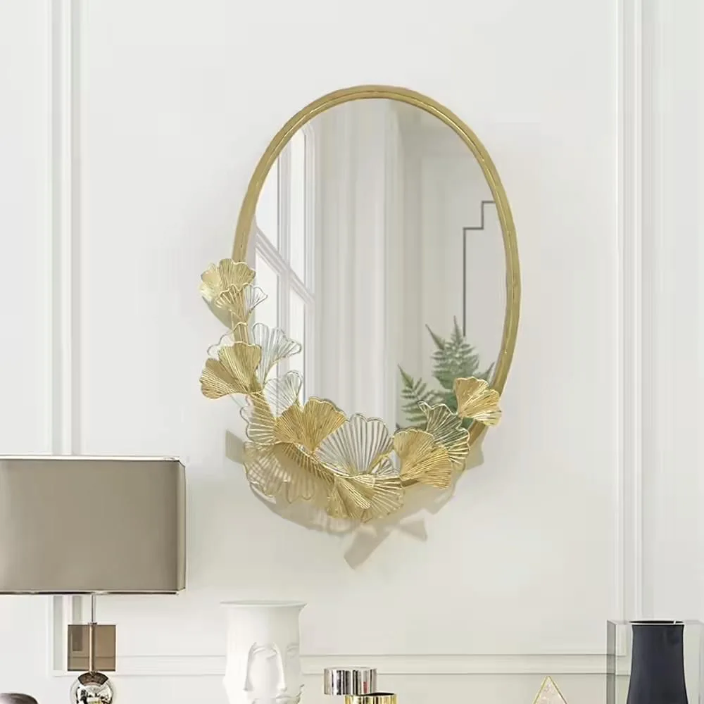 %*c 90X62X3.5CM New Wall Mirror Bedroom Bathroom Home Makeup Luxury Art Modern Handcrafted Simplistic Framed Mirror~