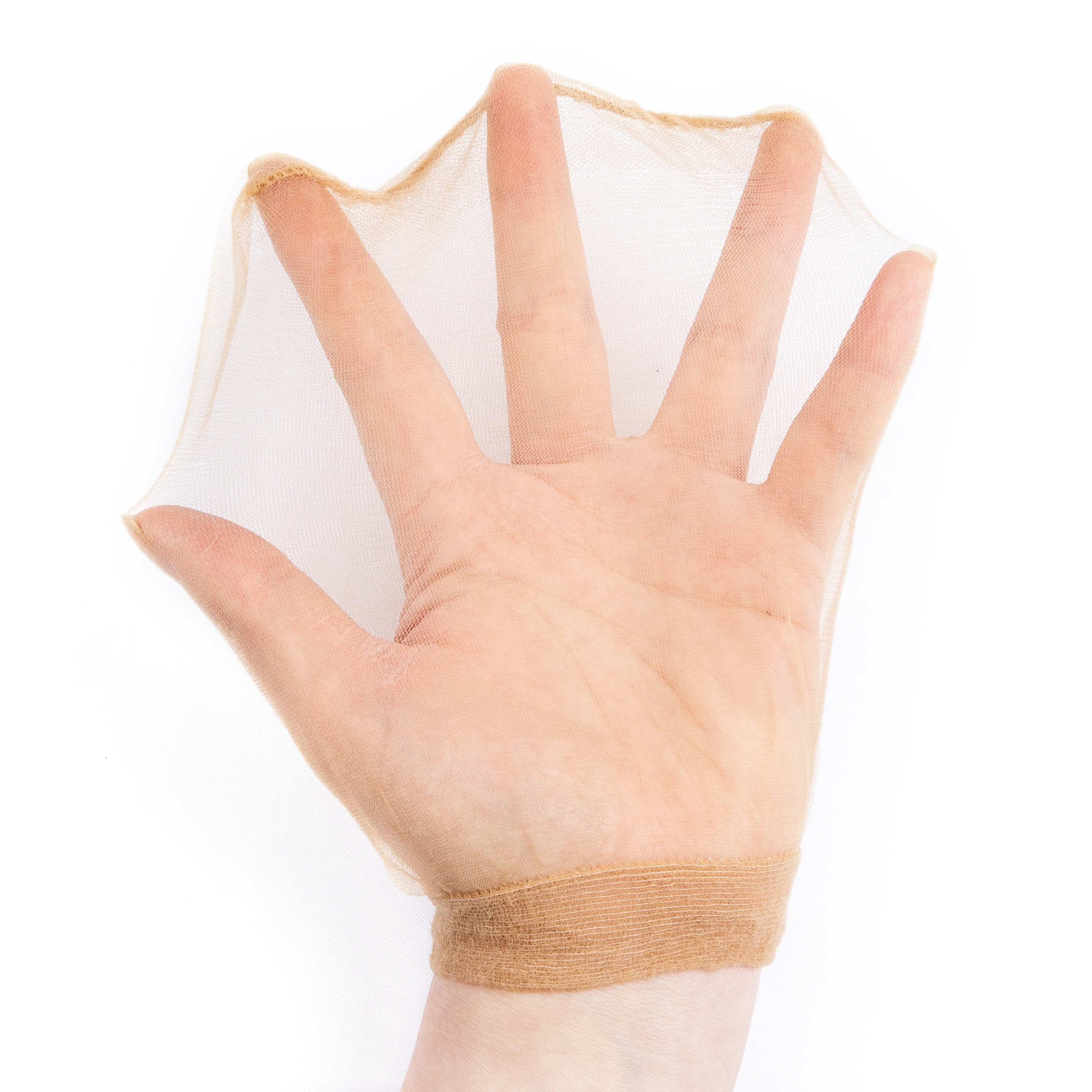 HD Hair Nets 100pc Light Brown