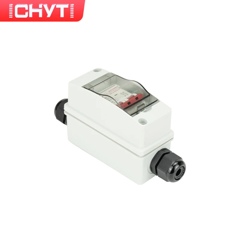 10 قطعة CE صندوق مقاوم للماء IP65 المواد البلاستيكية قطاع دارة في الهواء الطلق 2 طريقة صندوق توزيع MCB