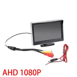 Moniteur de Voiture AHD 1080P avec Écran de 5 Pouces, pour Caméra de Rectransistors, Écran LCD TFT HD, Documents Numpopularité