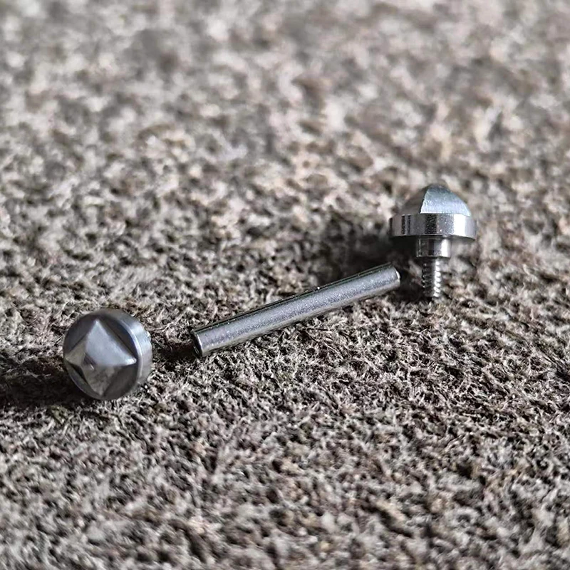 Waterproof Watch Strap End Connection Rod, Ouro, Prata, Rosa, Aço, Parafuso, 12mm