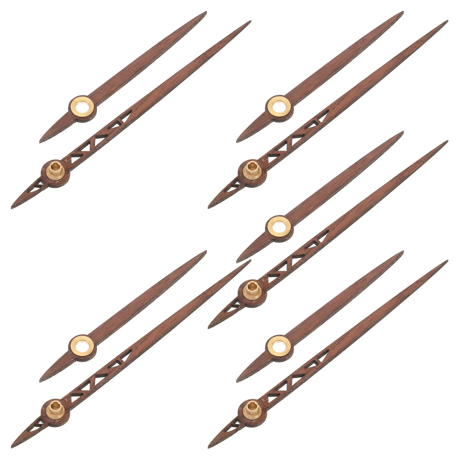 

5 Sets Wall Clock Pointer Accessories Making Kit Decorative Hands Pointers Movement Delicate Parts Coffee