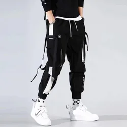 Pantalones Cargo de Hip Hop para hombre y mujer, ropa de calle de algodón, Joggers de moda, pantalones Harem casuales, pantalones Harajuku de verano