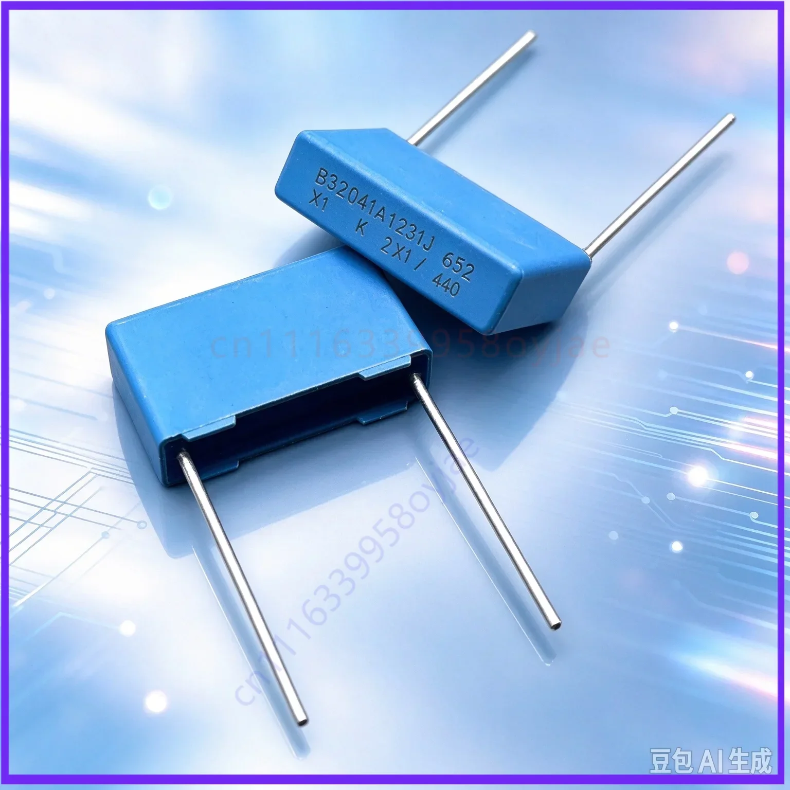 For EPCOS Siemens MKP 1nF 1000pF 102 2KV 2000V Safety Film Capacitor P:15  100pcs