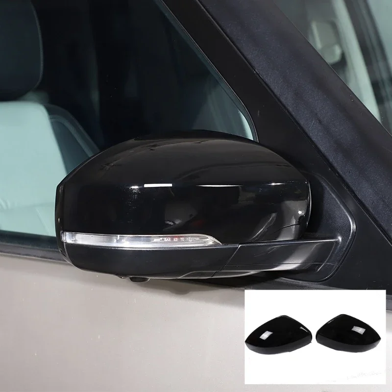 Couvercle de rétroviseur de voiture en Fiber de carbone ABS adapté pour Range Rover Sport VOGUE pour Discovery 4/5 2013 – 2021, accessoires de voiture